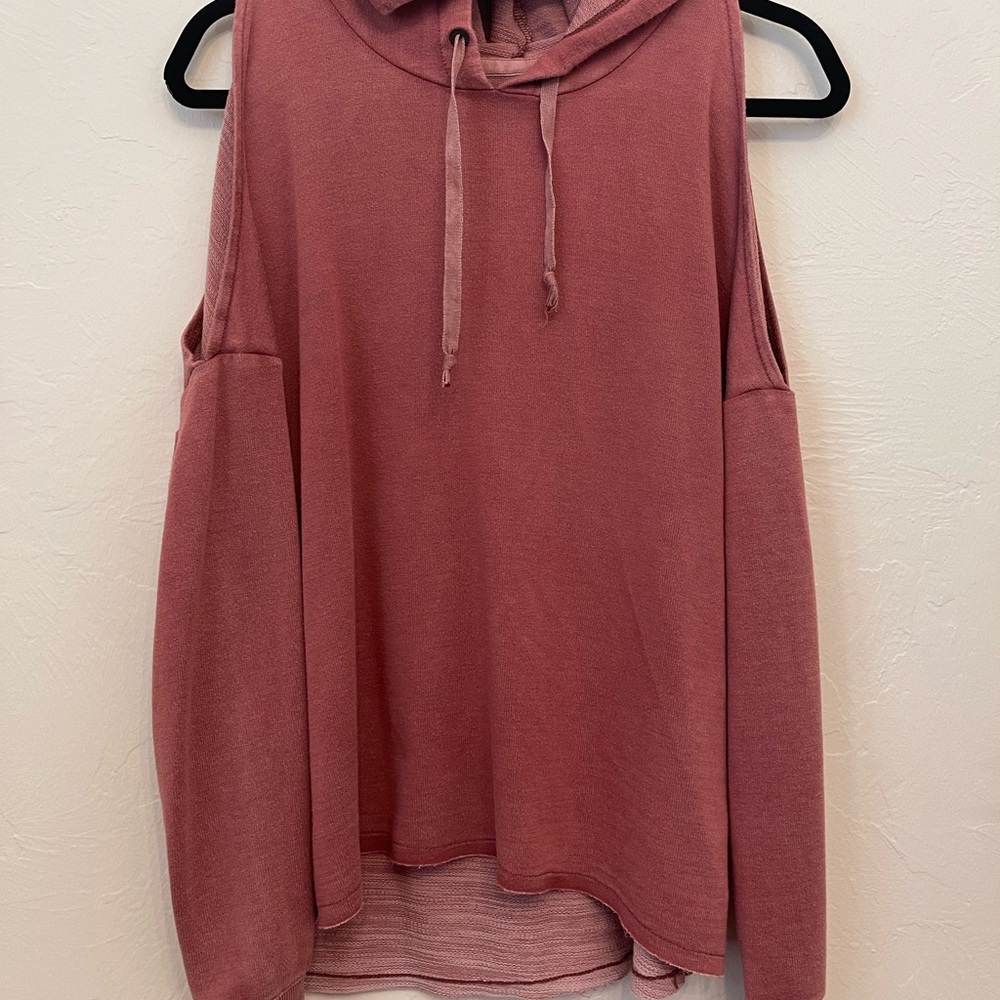 American Eagle cold shoulder hoodie sz S